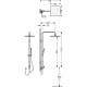 Душевая система Tres Showers 06163508 хром 