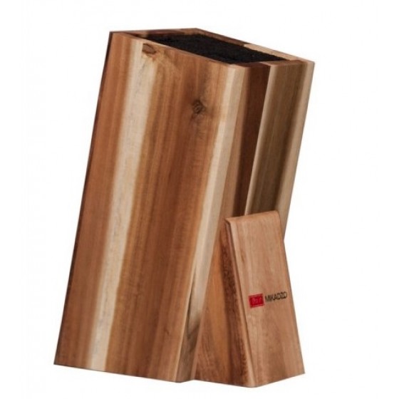 Универсальная деревянная подставка для хранения ножей Mikadzo UN-PL5