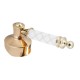 Смеситель для ванны Boheme VOGUE Murano 213-MR-W, золото ручка Золото-белый декор
