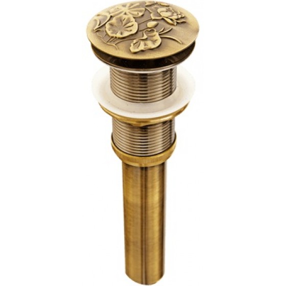 Донный клапан "Лотос" Bronze de Luxe 21976 бронза
