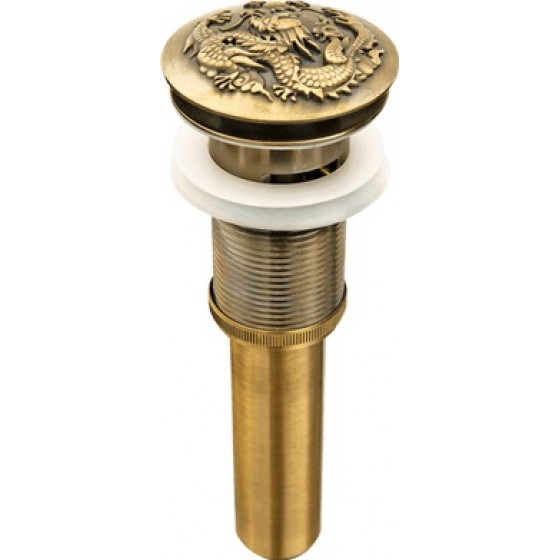 Донный клапан "Дракон" Bronze de Luxe 21984 бронза