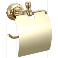 Ganzer GZ 31030E настенный держатель туалетной бумаги с крышкой золото