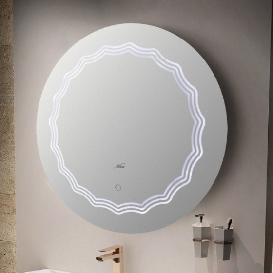 Зеркало MELANA MLN-LED085 для ванной с подсветкой
