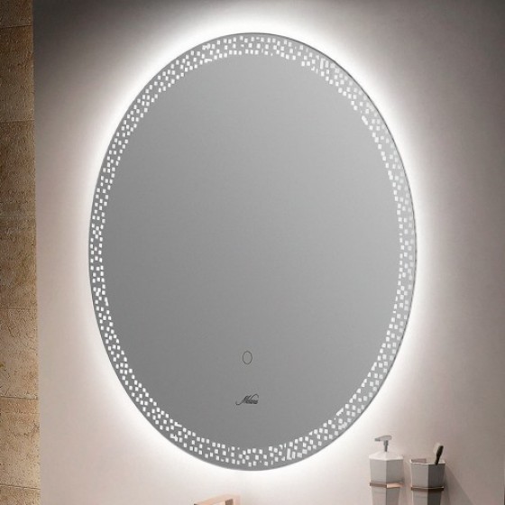 Зеркало MELANA MLN-LED088 для ванной с подсветкой