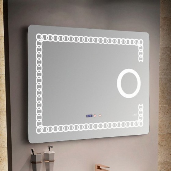 Зеркало MELANA MLN-LED093 для ванной с подсветкой