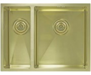 Мойка Seaman Eco Marino SME-575DL Light Gold (PVD) доп. чаша слева