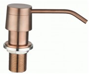 Дозатор для жидкого мыла, круглый, SSA-011 Copper