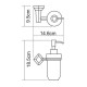 Wasserkraft Aller K-1199C дозатор для жидкого мыла, 160 ml, хром