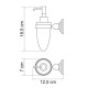Wasserkraft Ammer K-7099 дозатор для жидкого мыла, 160 ml, матовый хром