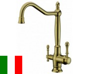 Смеситель для кухни с питьевой водой Aksy Bagno TL-18050 Bronze